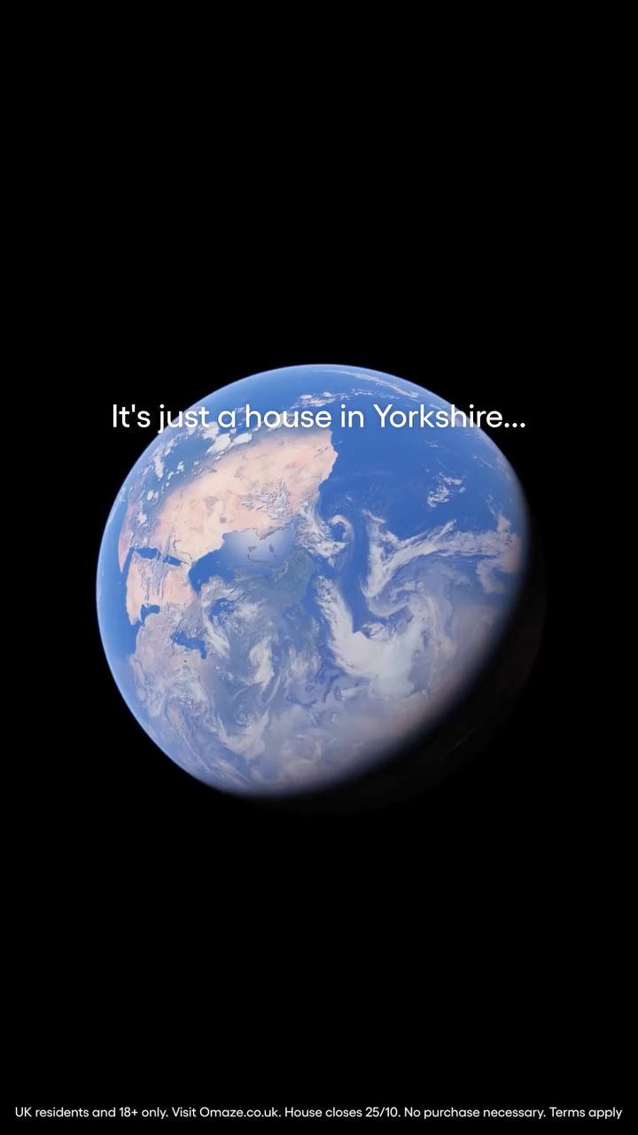 Omaze UK ad